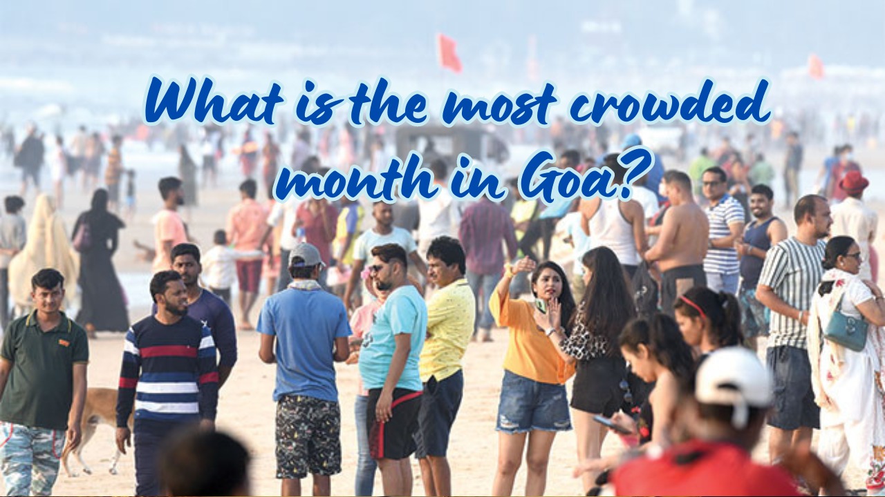 What is the most crowded month in Goa?